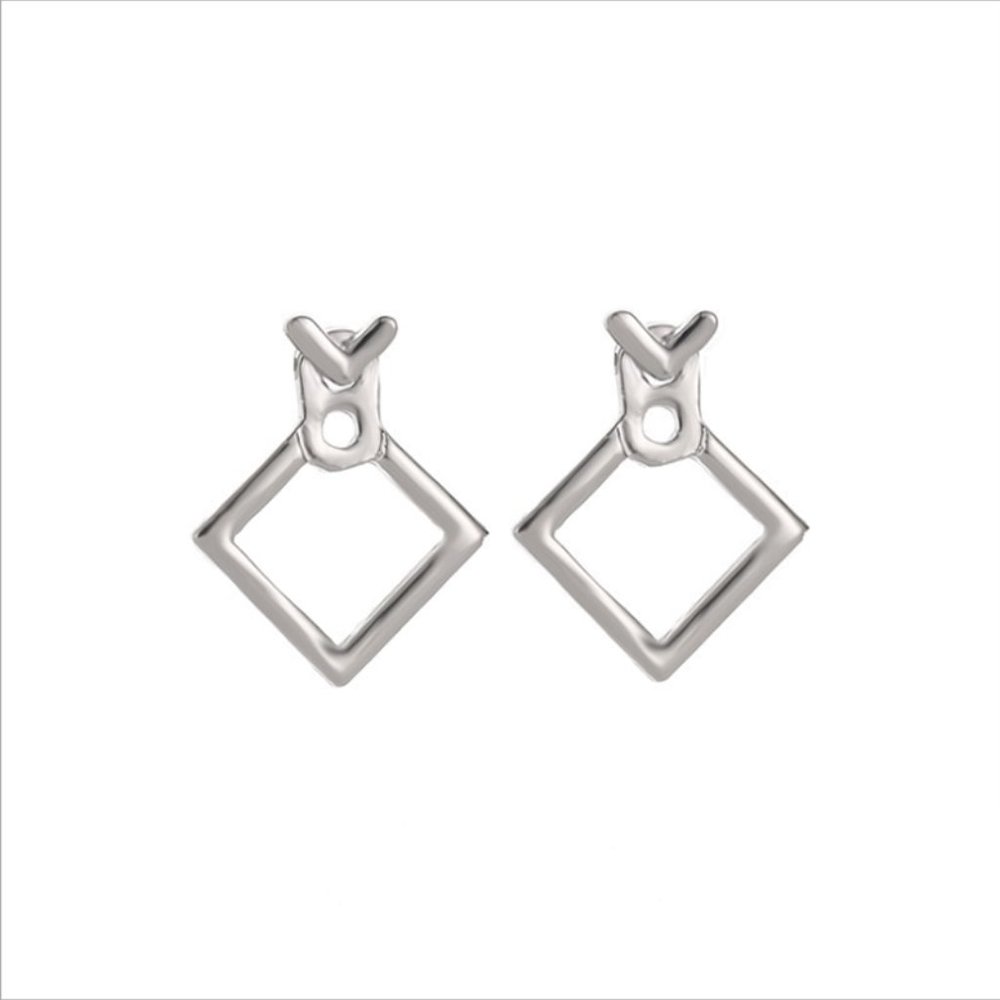 Earrings Women Minimalist Circle Bohemian Hoop Drop Cute Trendy Jewelry - Picture 7 of 7